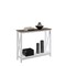 Convenience Concepts Oxford Console Table, Driftwood and White